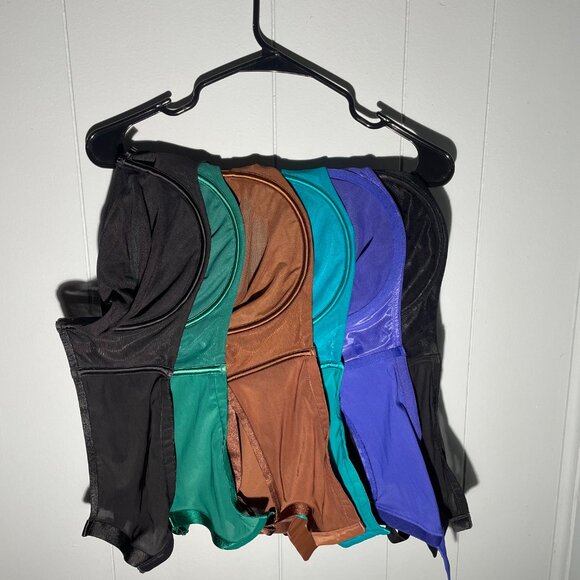 44F /44DDD Teal Mesh Curvy Contour Victoria's Secret Mesh Unlined Underwire Bra - Picture 5 of 5